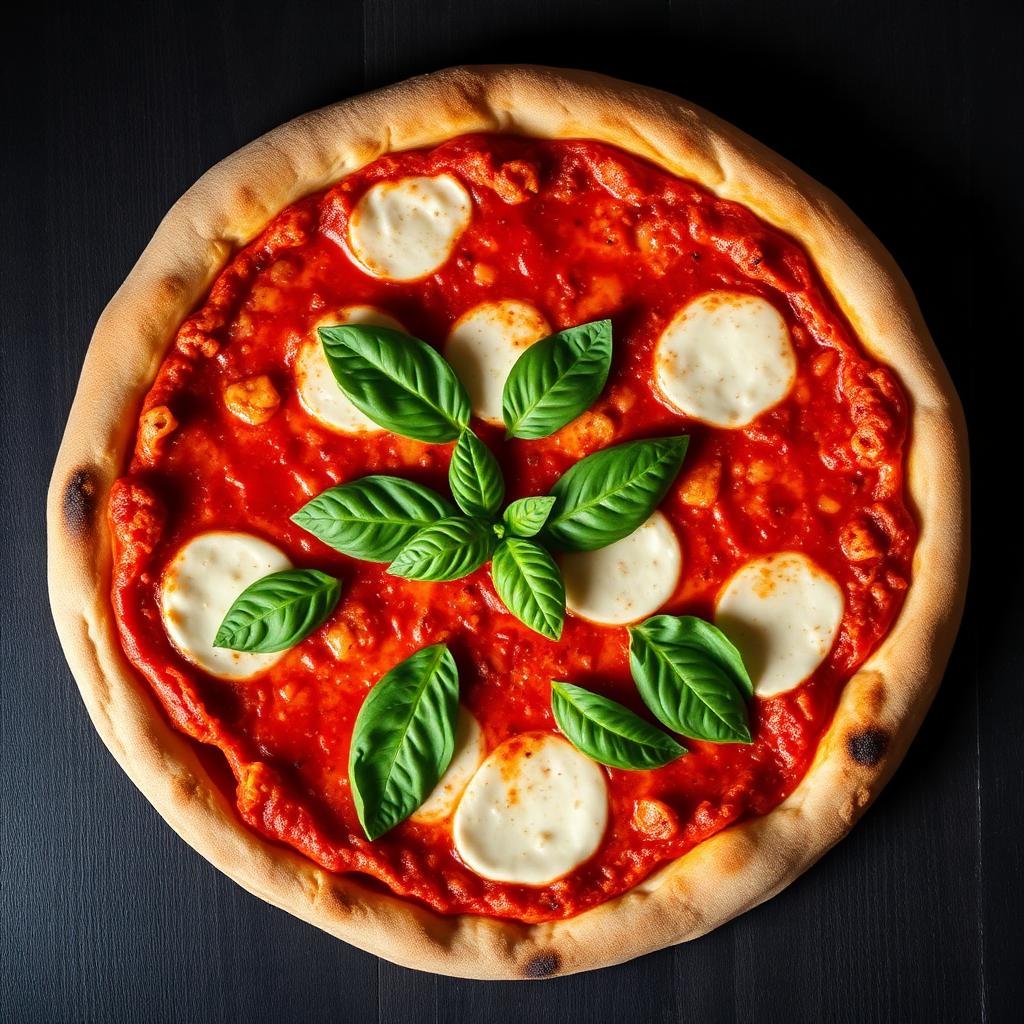 Pizza margherita artesanal